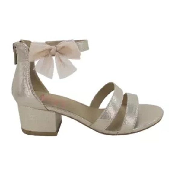 Other - JELLYPOP BRILLIANT GIRLS’ Size FASHION HEEL Bonnie Bell  Golden Zip Back- Sz 12